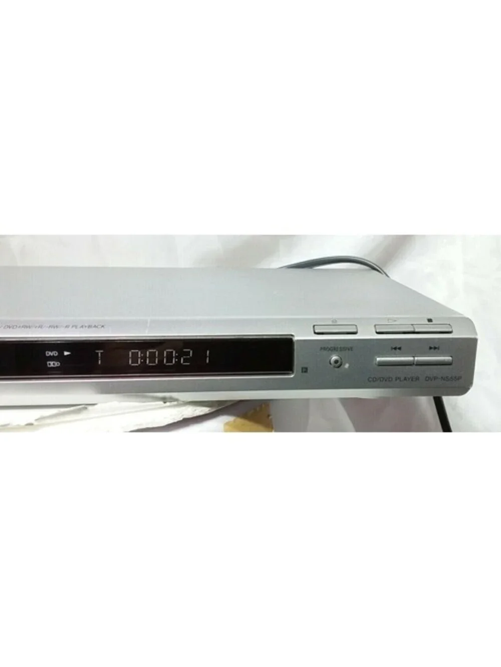 Sony DVP-NS55P DVD CD Player Progressive Scan Multi-Format Silver